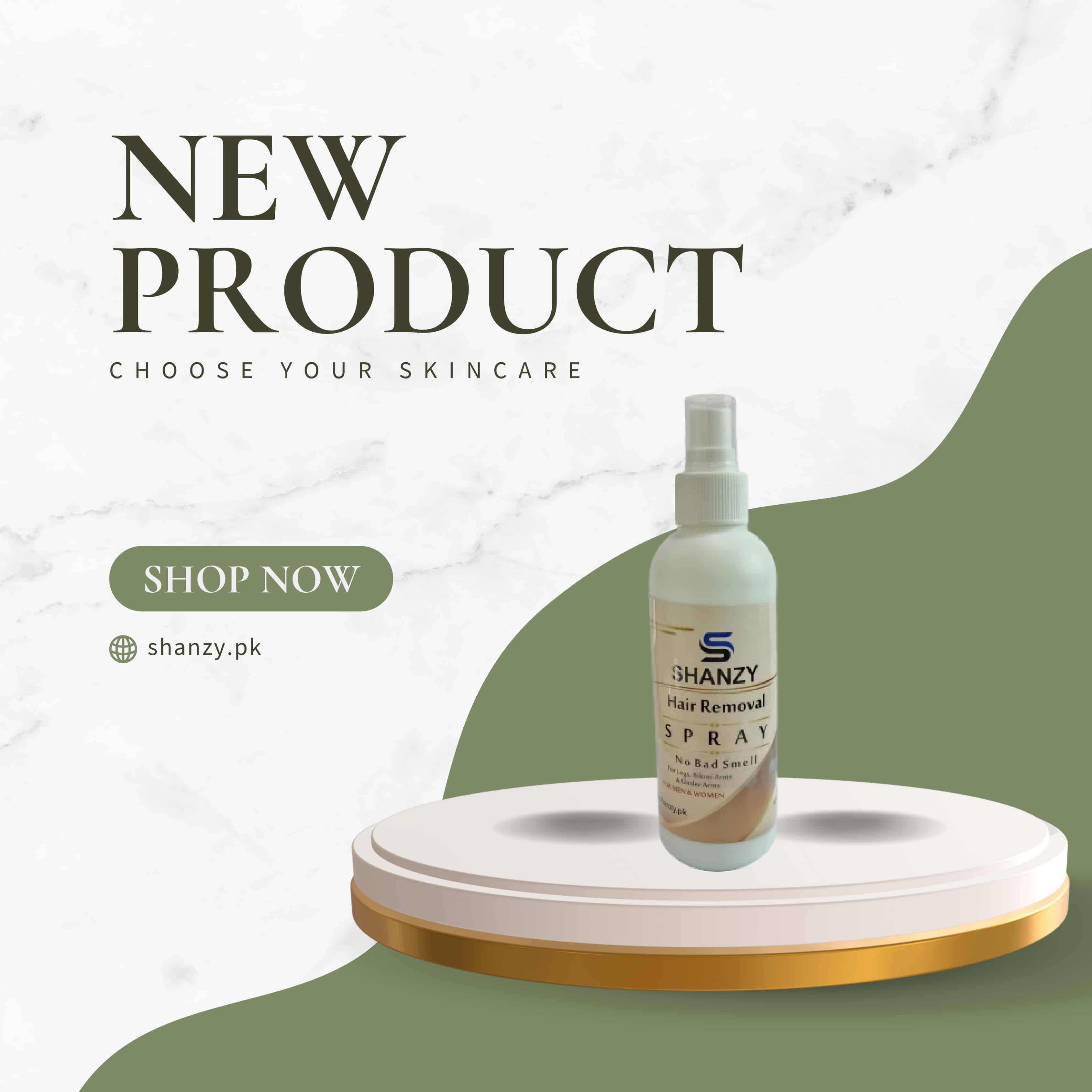 Original SHANZY Hair Removal Spray (For Men & Women)