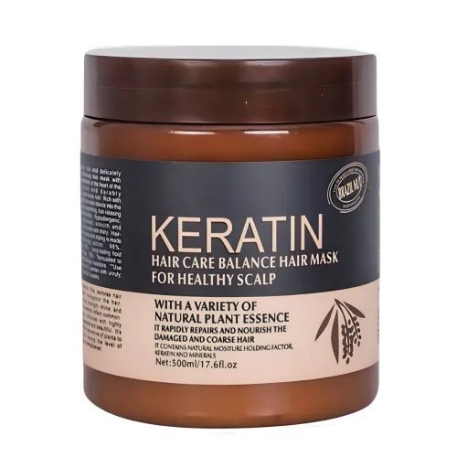 Keratin Hair Mask - Professional Treatment for Hair Repair, Nourishment & Beauty