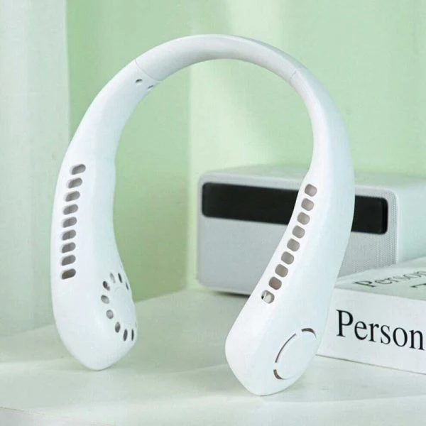 Vaneless Hanging Neck Fan | Portable Rechargeable Fan Bladeless Neck Fan (random Color)